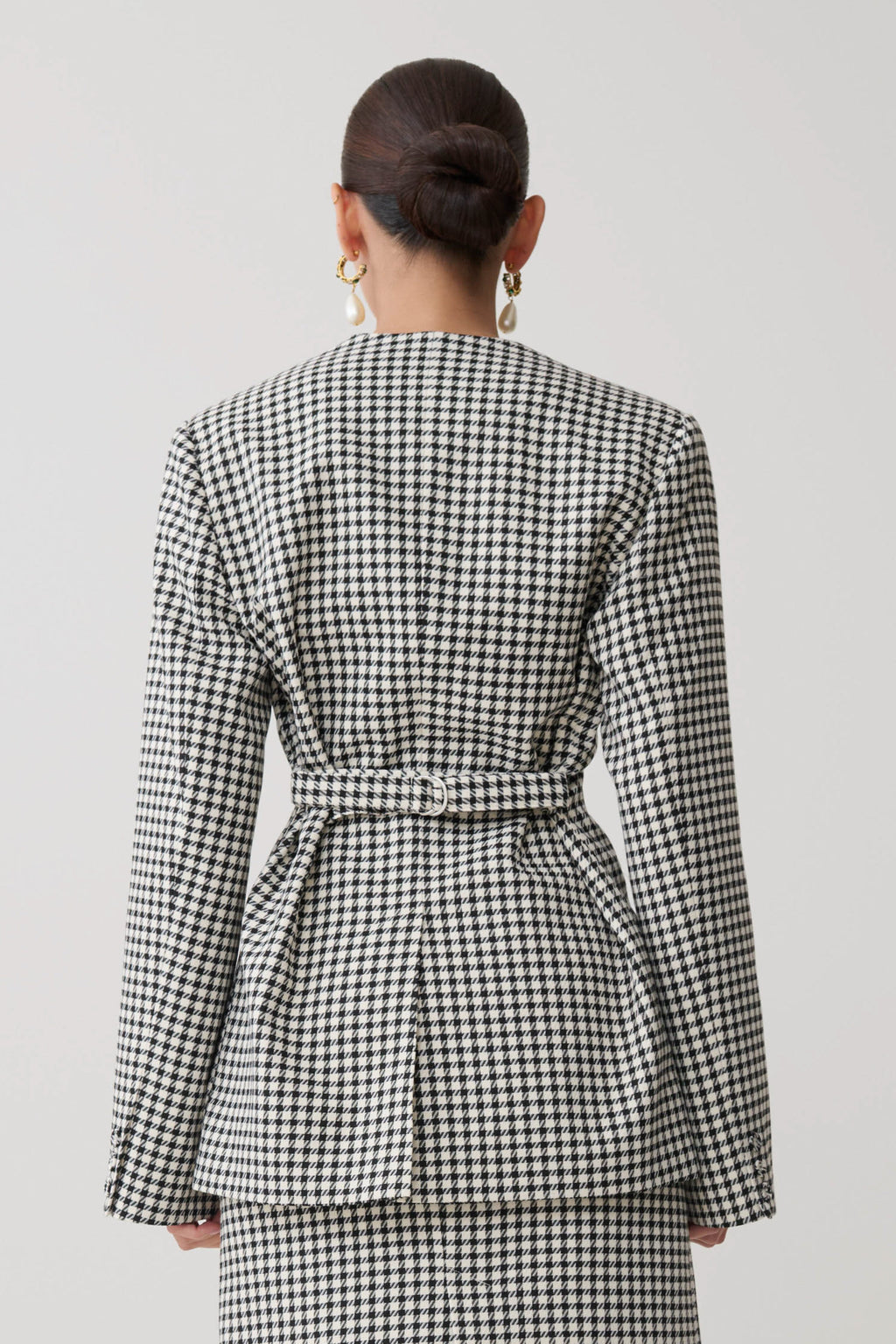 Darcie Drop Shoulder Suiting Blazer Kazayağı