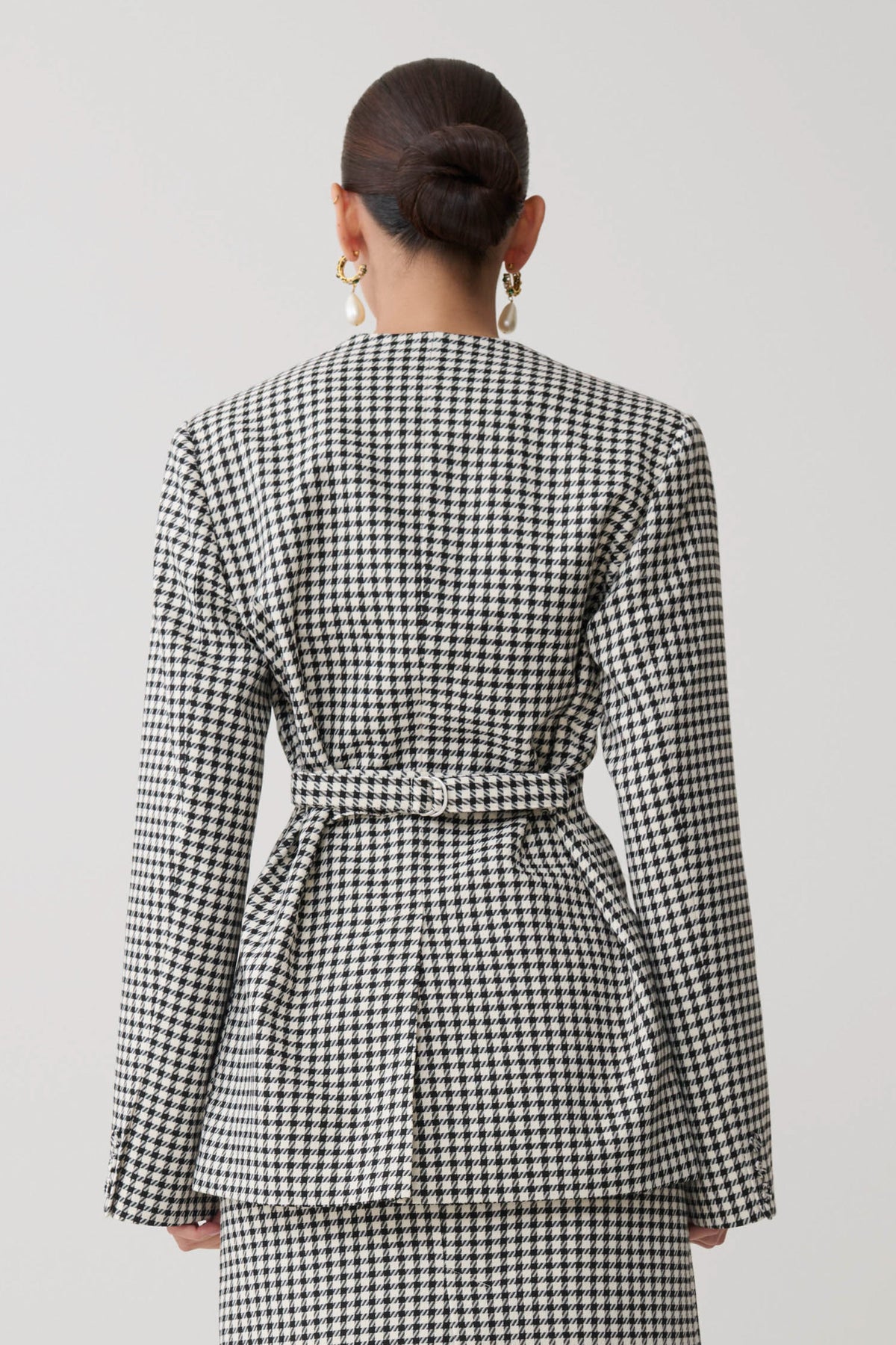 Darcie Drop Shoulder Suiting Blazer Kazayağı