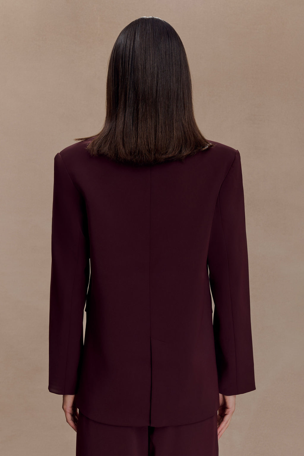 Mateo Oversize Blazer Mahogany