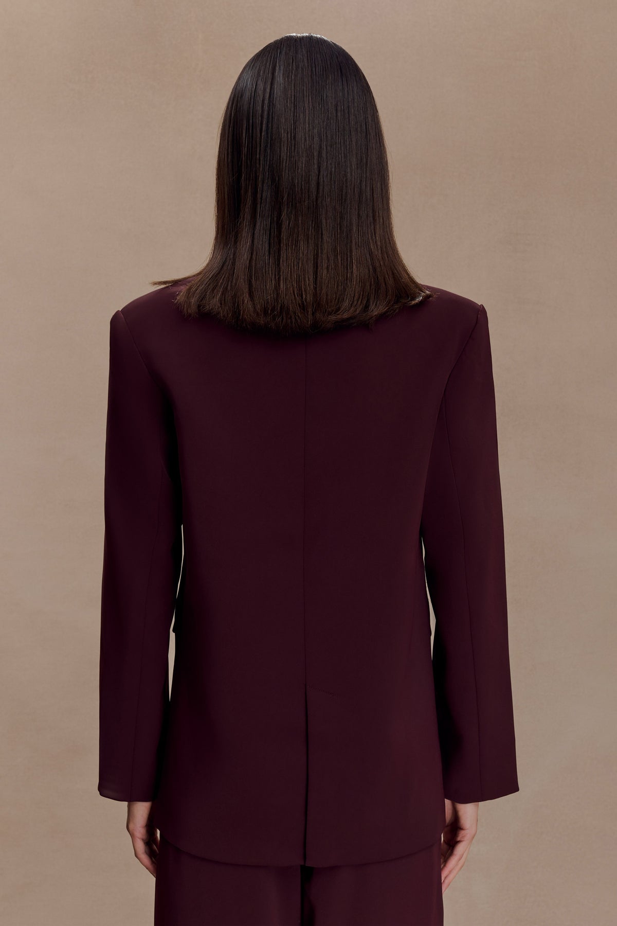 Mateo Oversize Blazer Mahogany