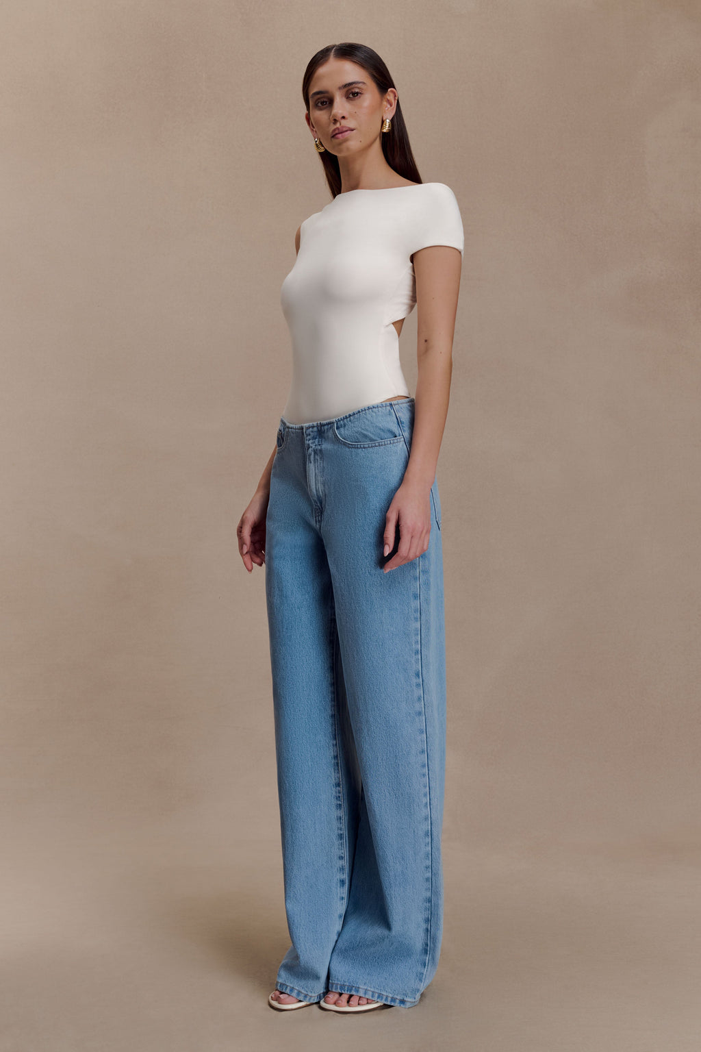 Niamh Modal Burgu Sırt Body Fildişi