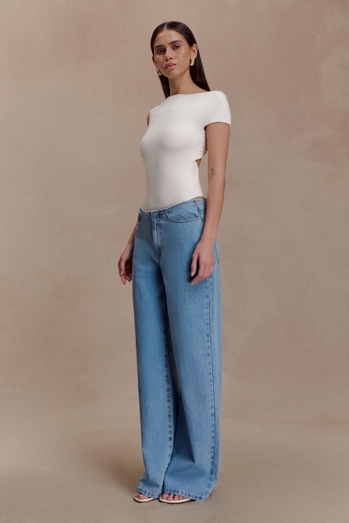 Niamh Modal Burgu Sırt Body Fildişi