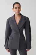 Wesley Structured Blazer Antrasit Gölge