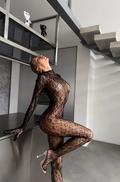 Nelly Leopar Vücut Çorabı