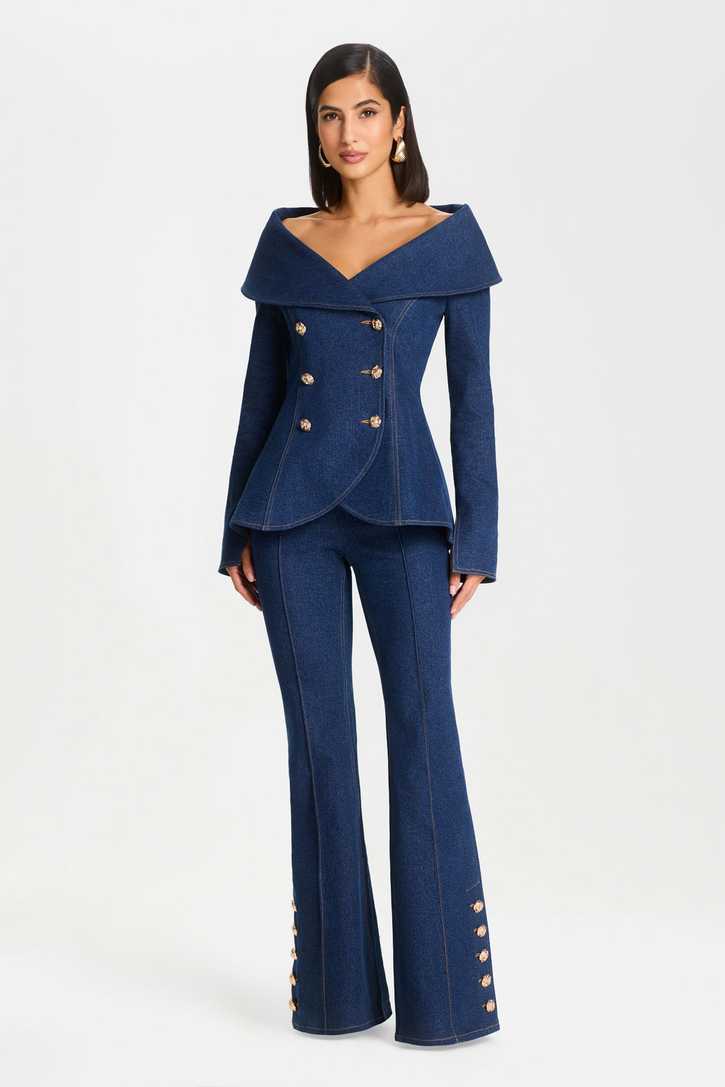 Kendra Koyu Denim Pantolon