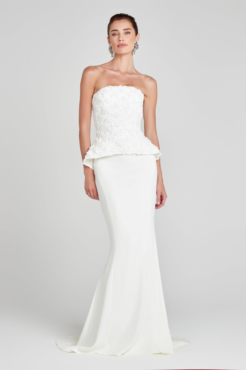 Carolina Beyaz Maxi Etek