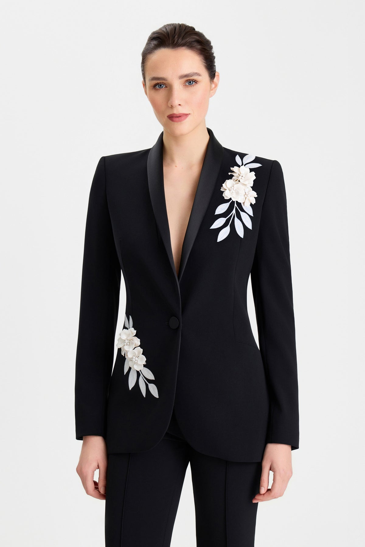 Alissa Siyah Beyaz Blazer