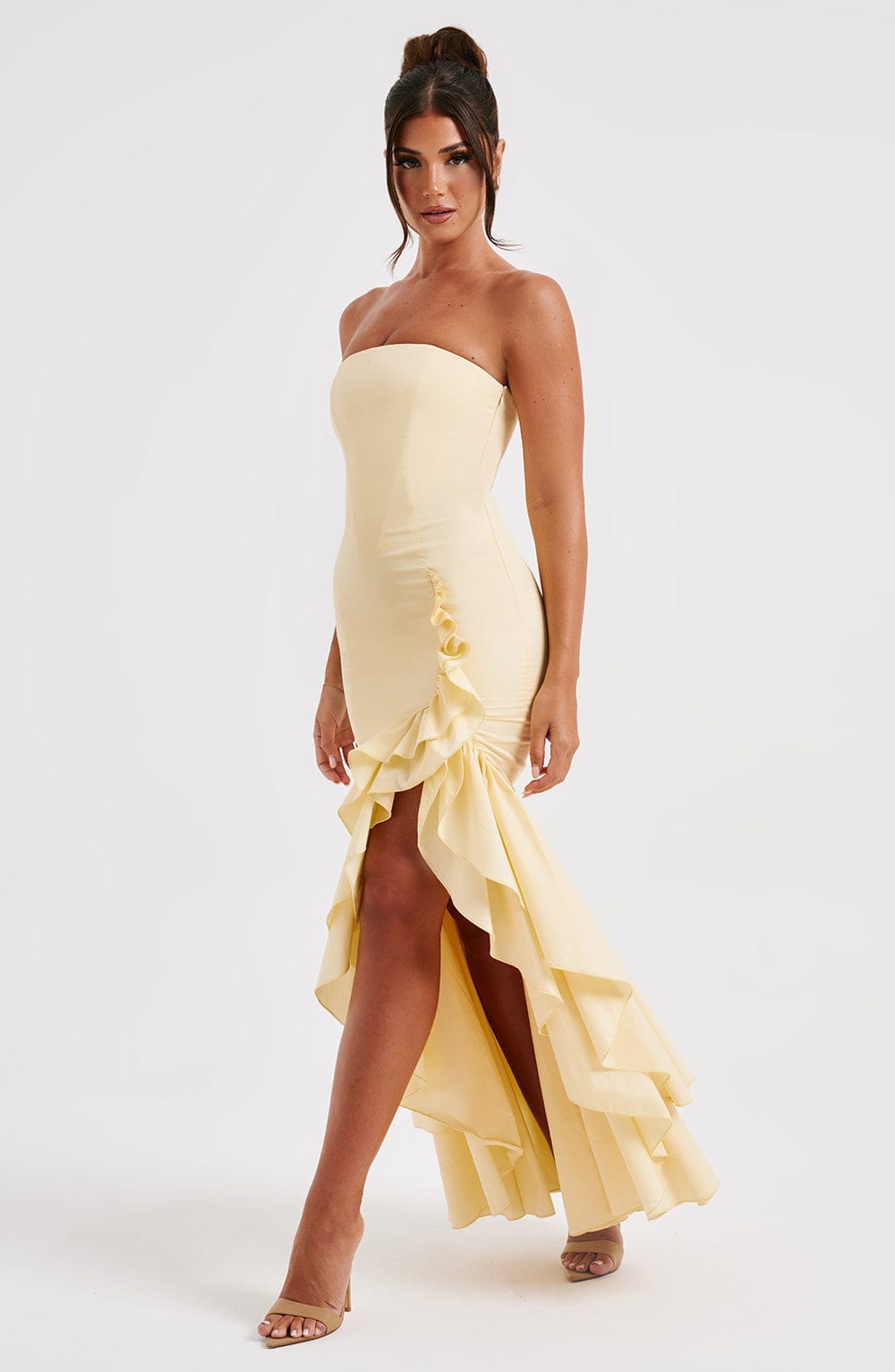 Angelina Maxi Elbisesi - Limon