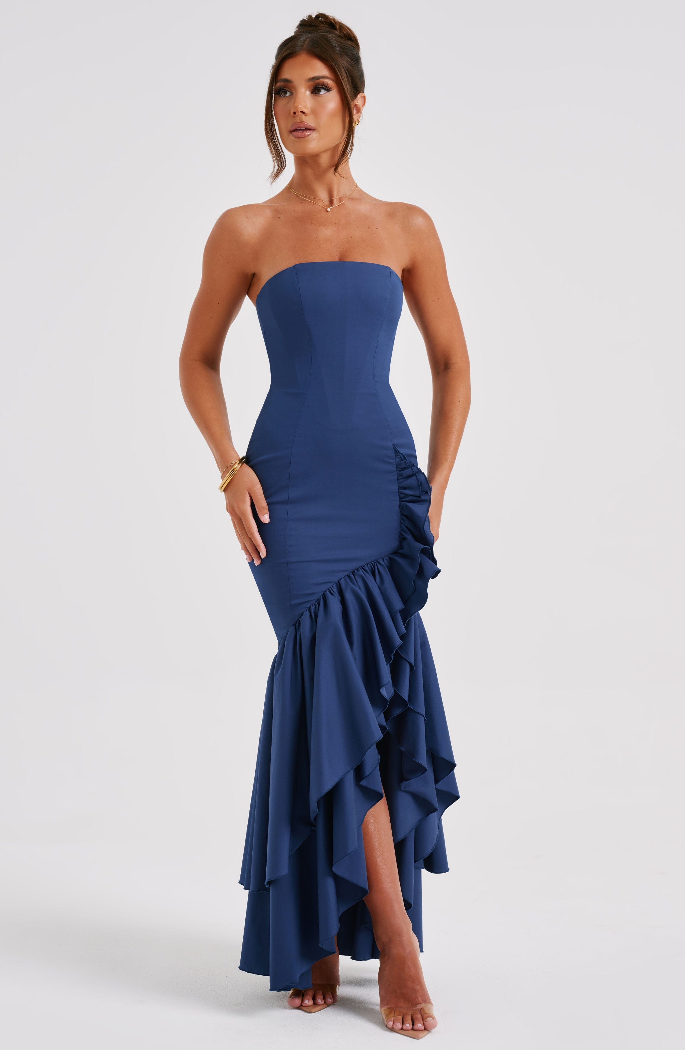 Angelina Maxi Elbisesi - Lacivert