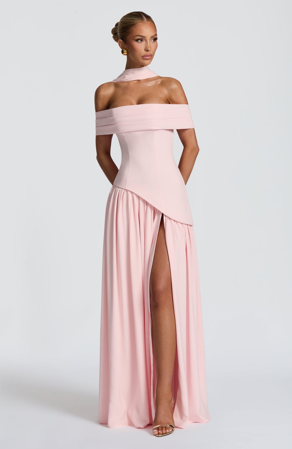 Delilah Maxi Elbisesi - Blush Rengi