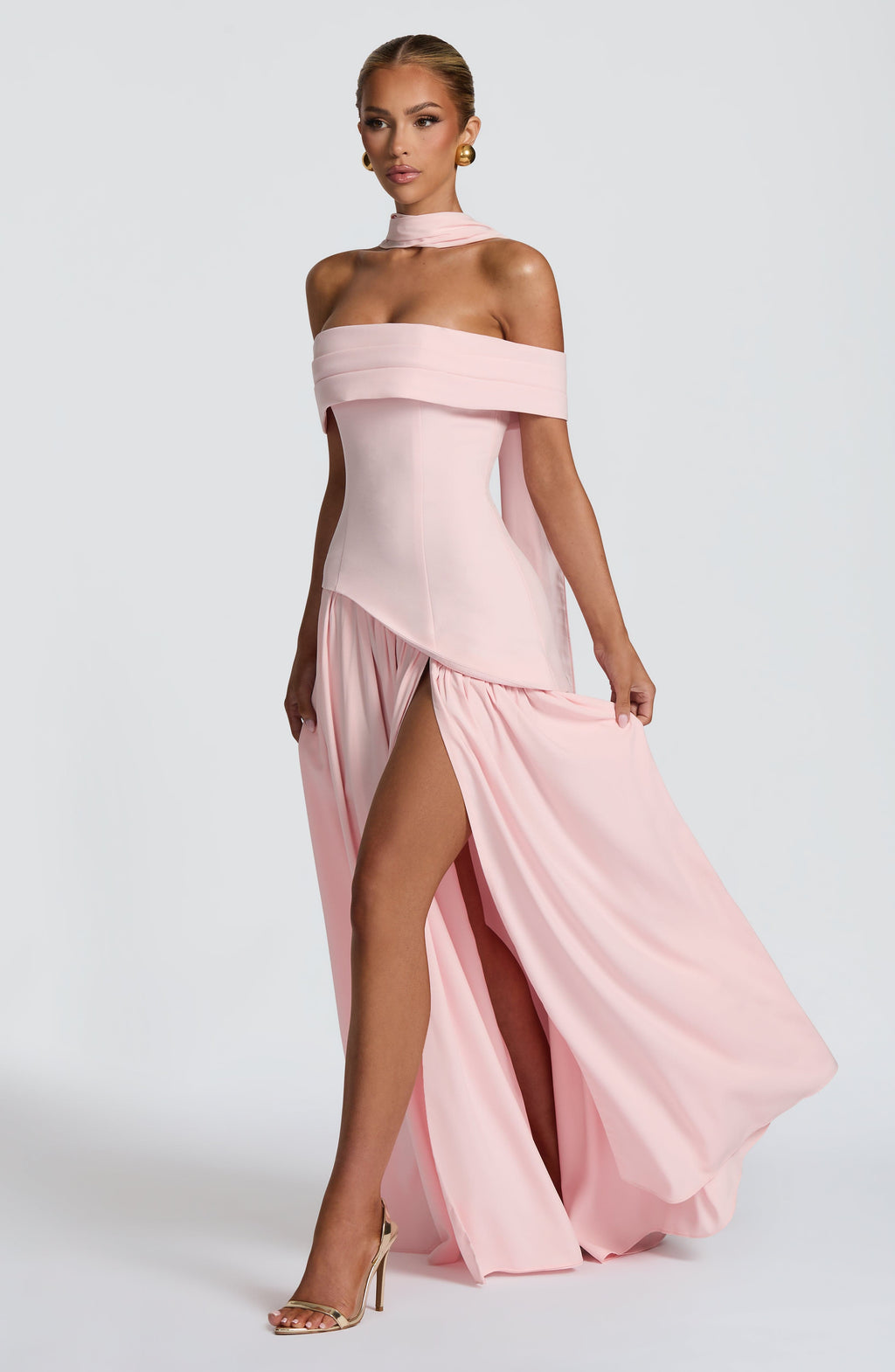 Delilah Maxi Elbisesi - Blush Rengi