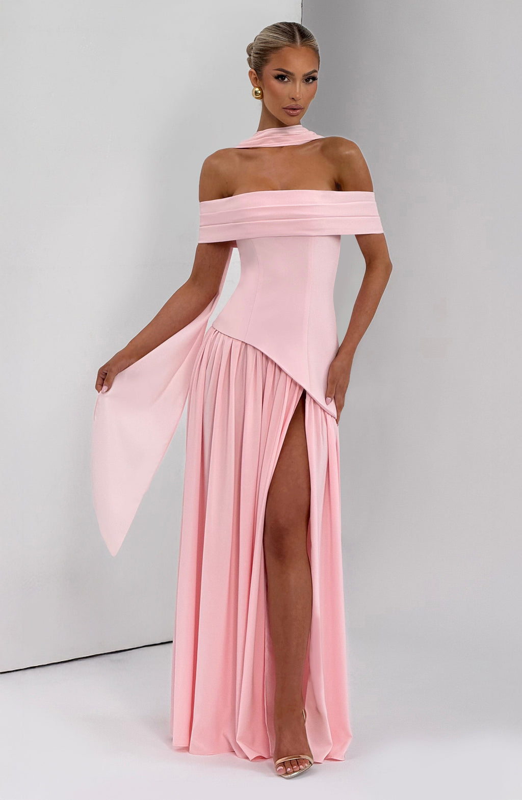 Delilah Maxi Elbisesi - Blush Rengi