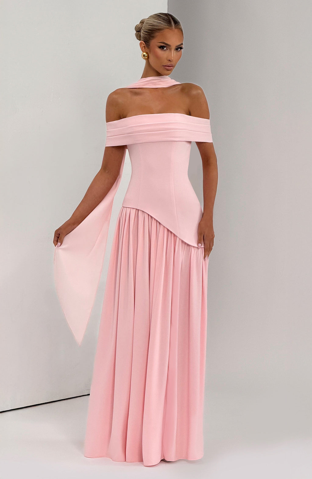 Delilah Maxi Elbisesi - Blush Rengi