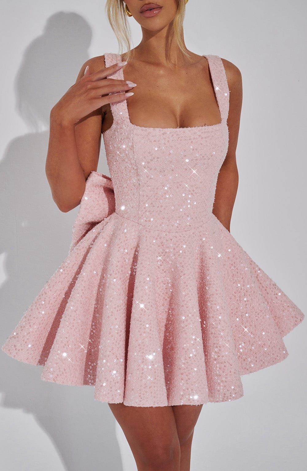 Dorothy Mini Elbise - Blush