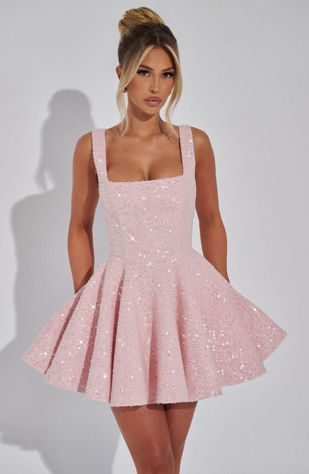 Dorothy Mini Elbise - Blush