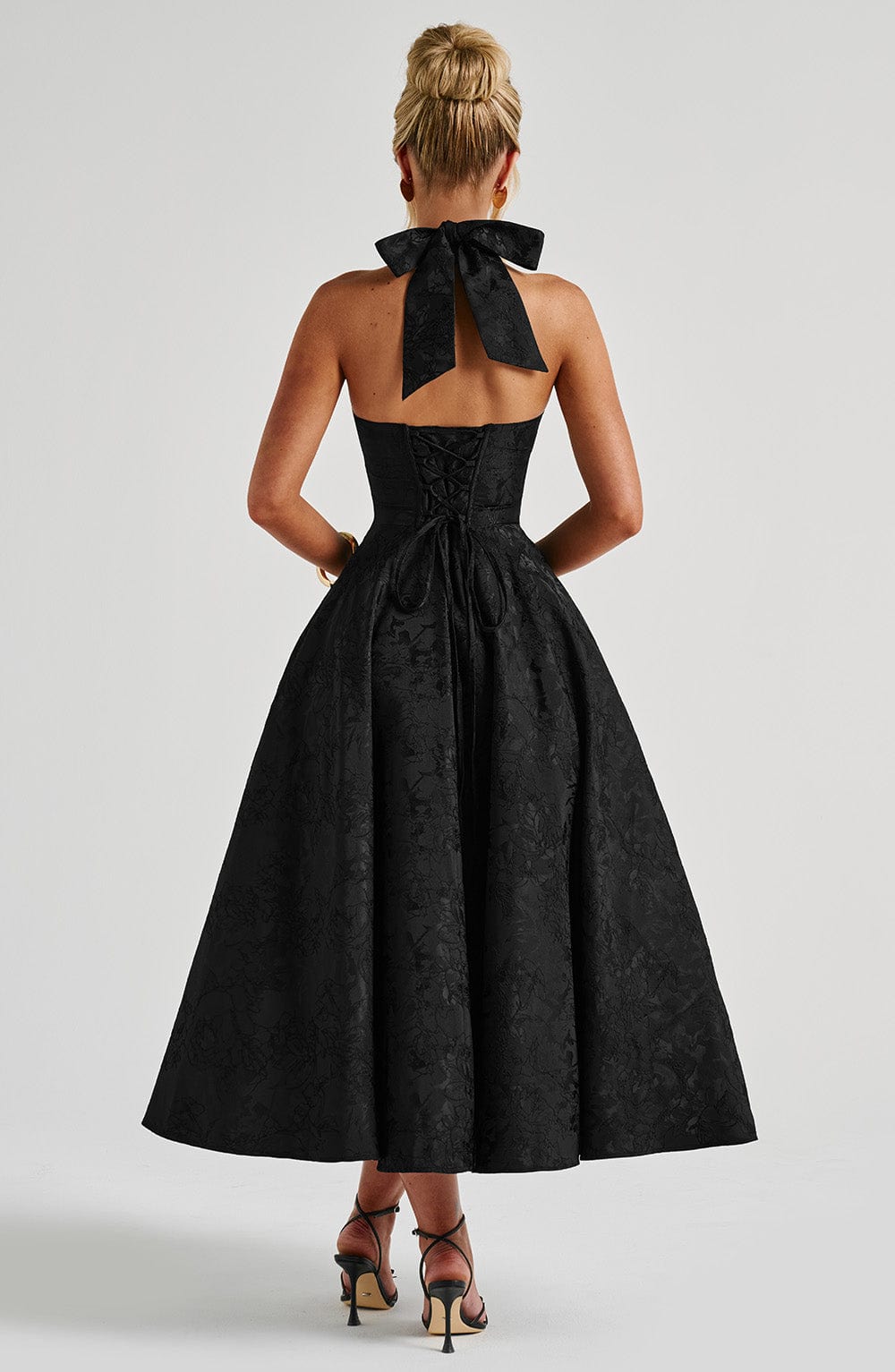 ALMIRA Vintage Midi Elbise