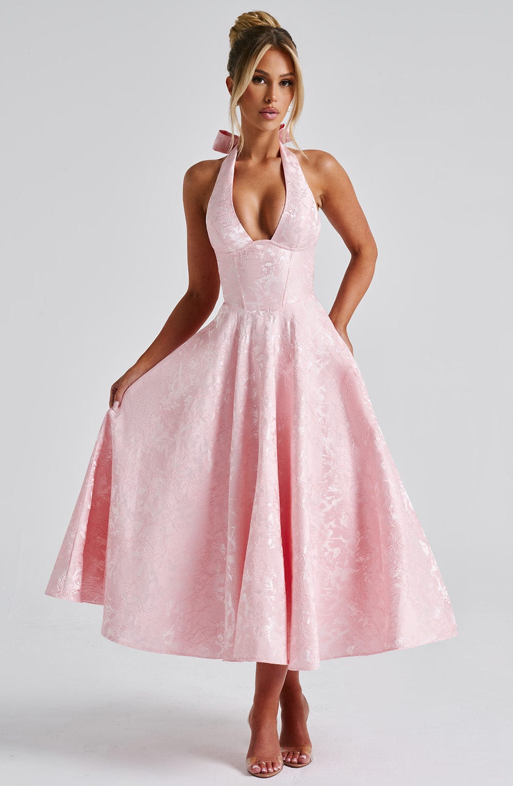 ALMIRA Vintage Midi Elbise