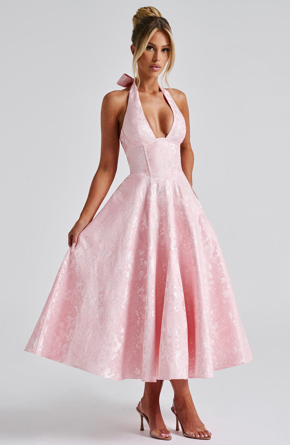ALMIRA Vintage Midi Elbise