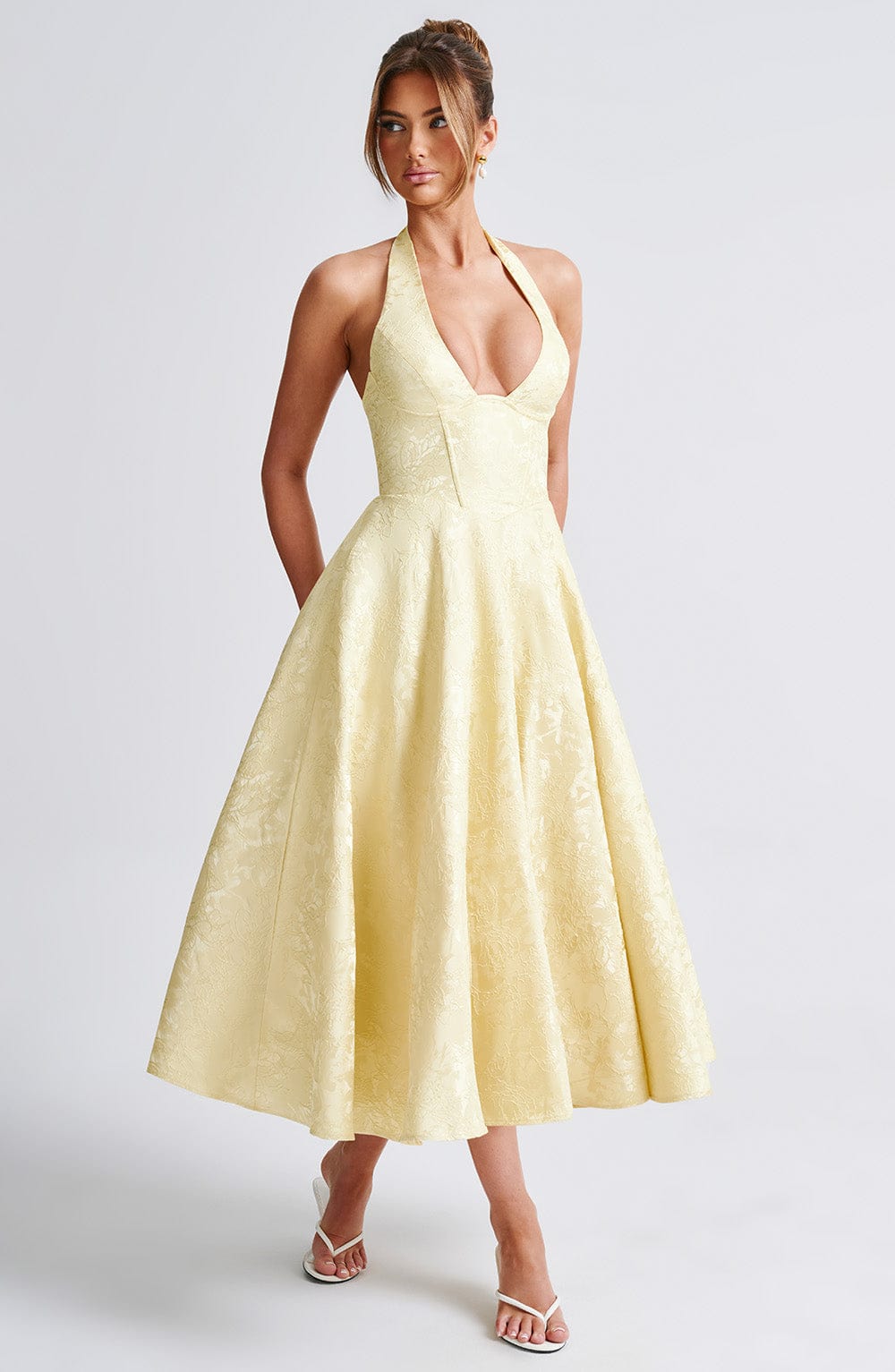 ALMIRA Vintage Midi Elbise