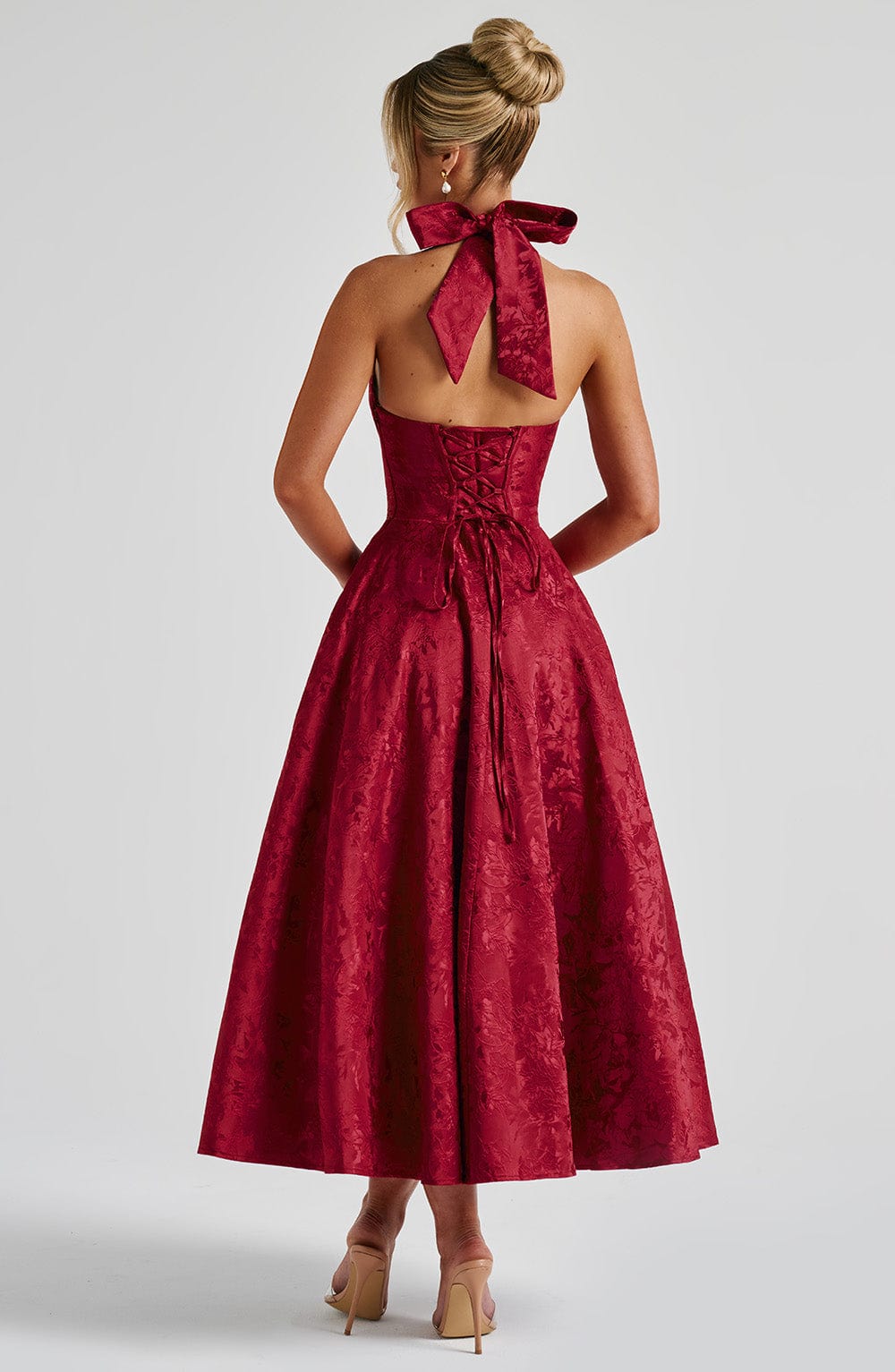 ALMIRA Vintage Midi Elbise