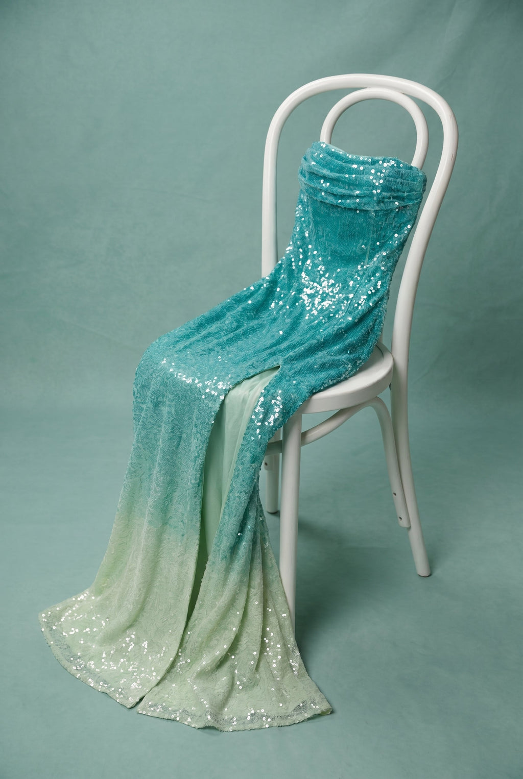 Mavi Ombre Bandeau Maxi Elbisesi