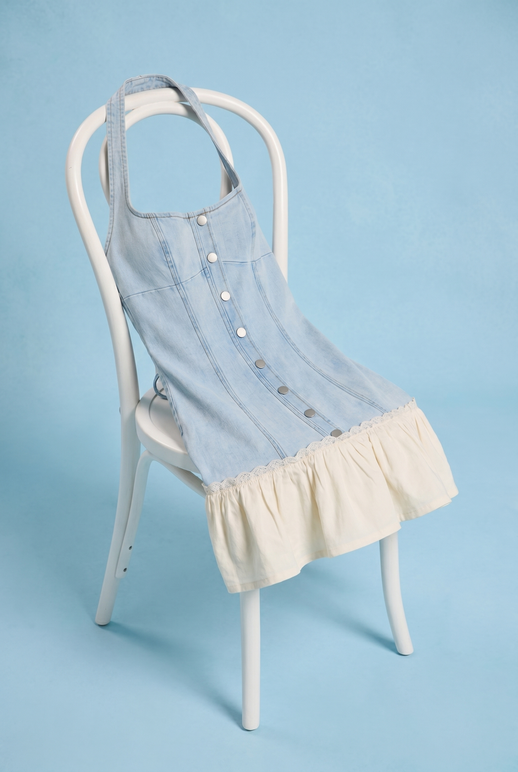 Sweet Denim Mini Elbise