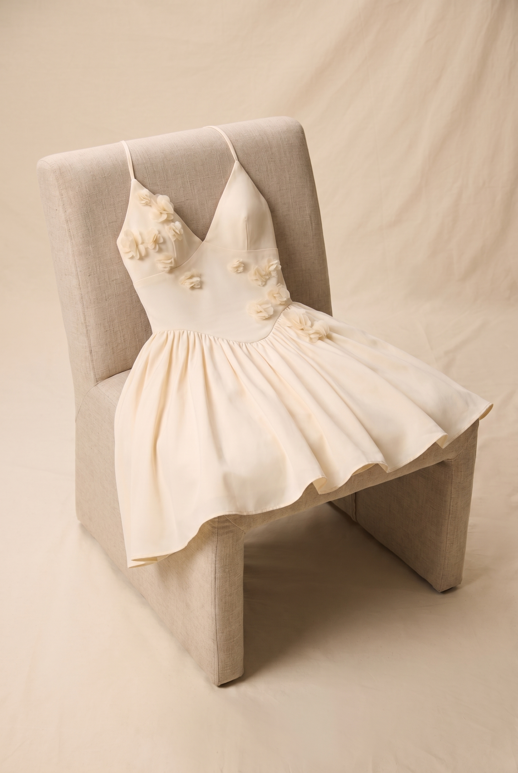 Floral Corset Mini Elbise