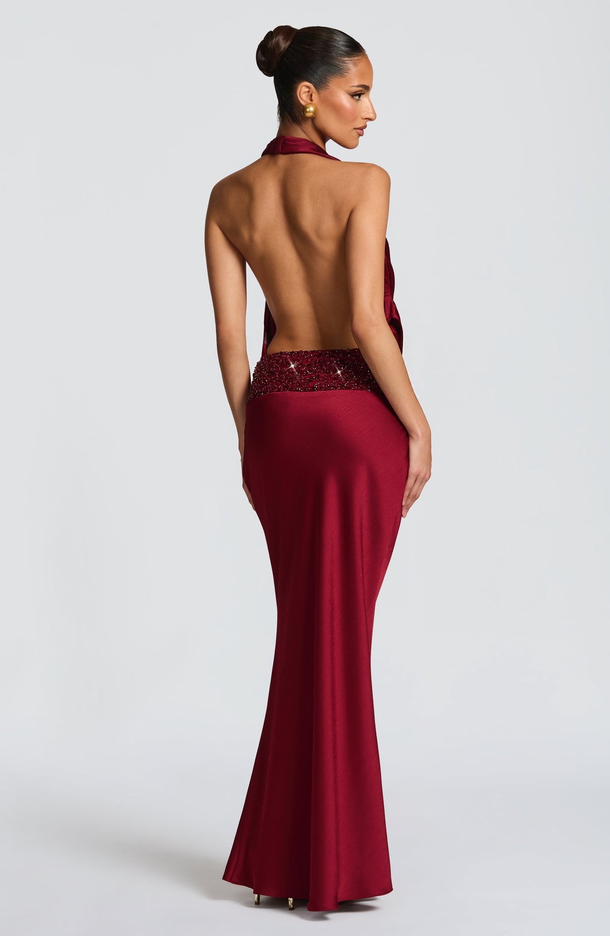 Ira Maxi Etek Bordo