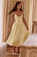 Mariella Midi Elbise - Limon