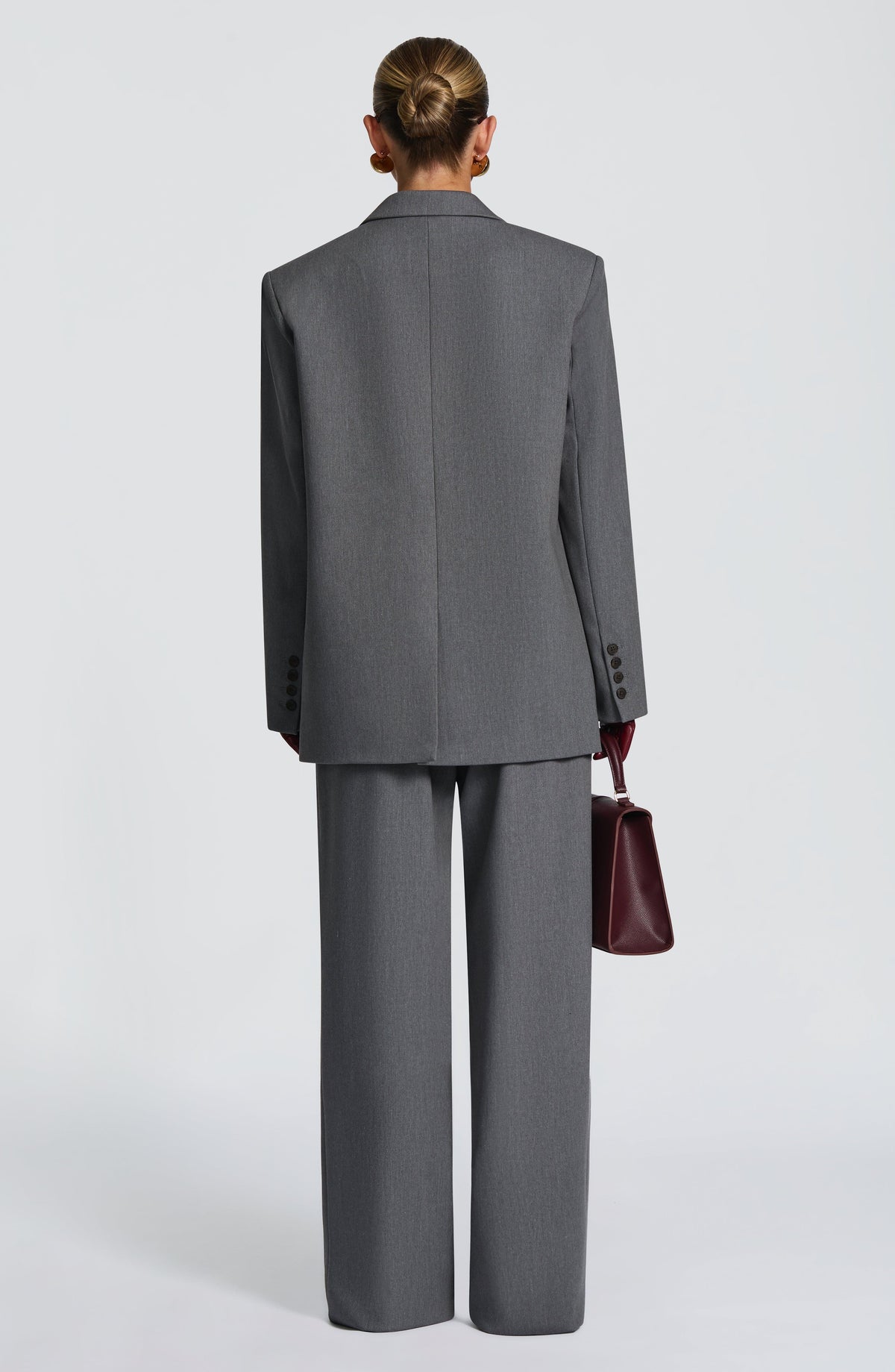 Reece Blazer Gri Melanj