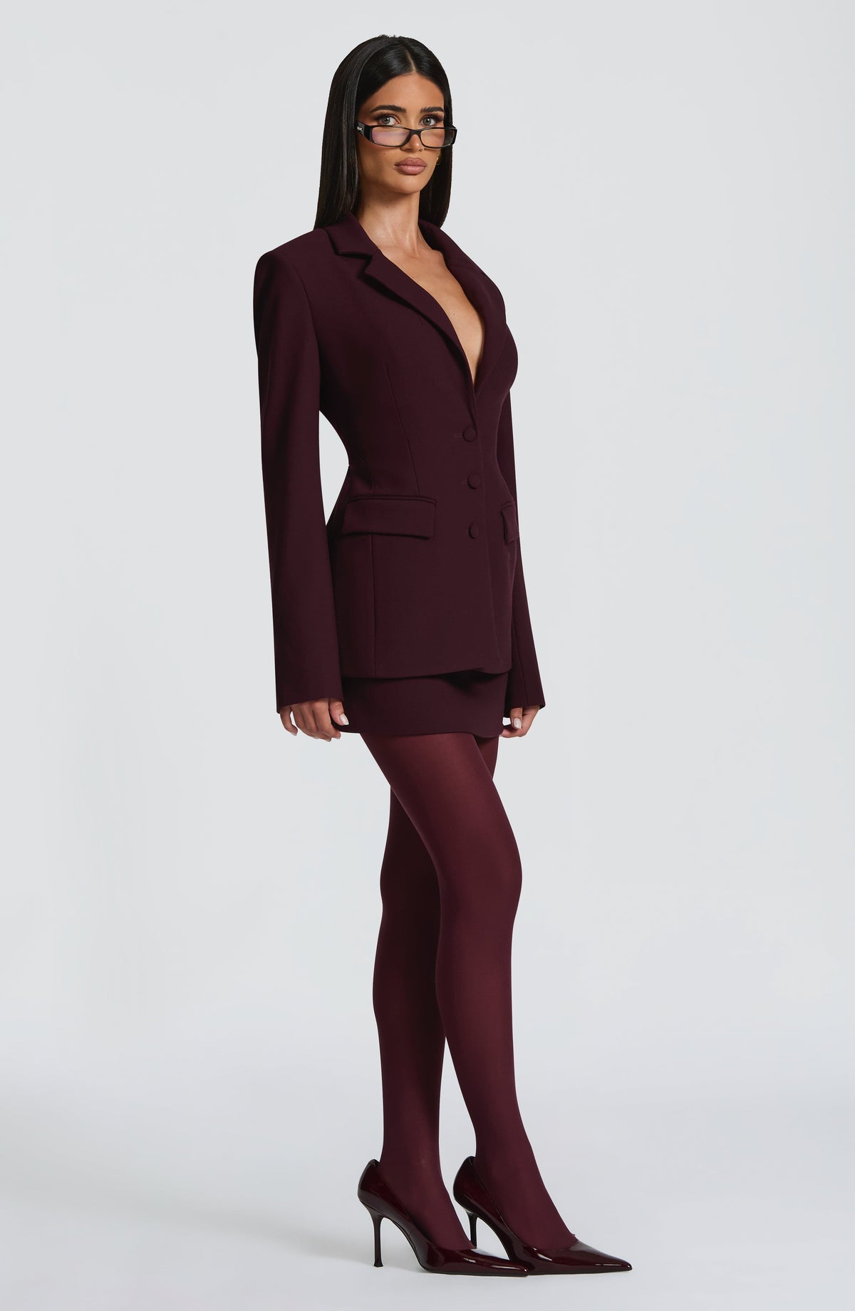 Rowena Blazer Mürdüm