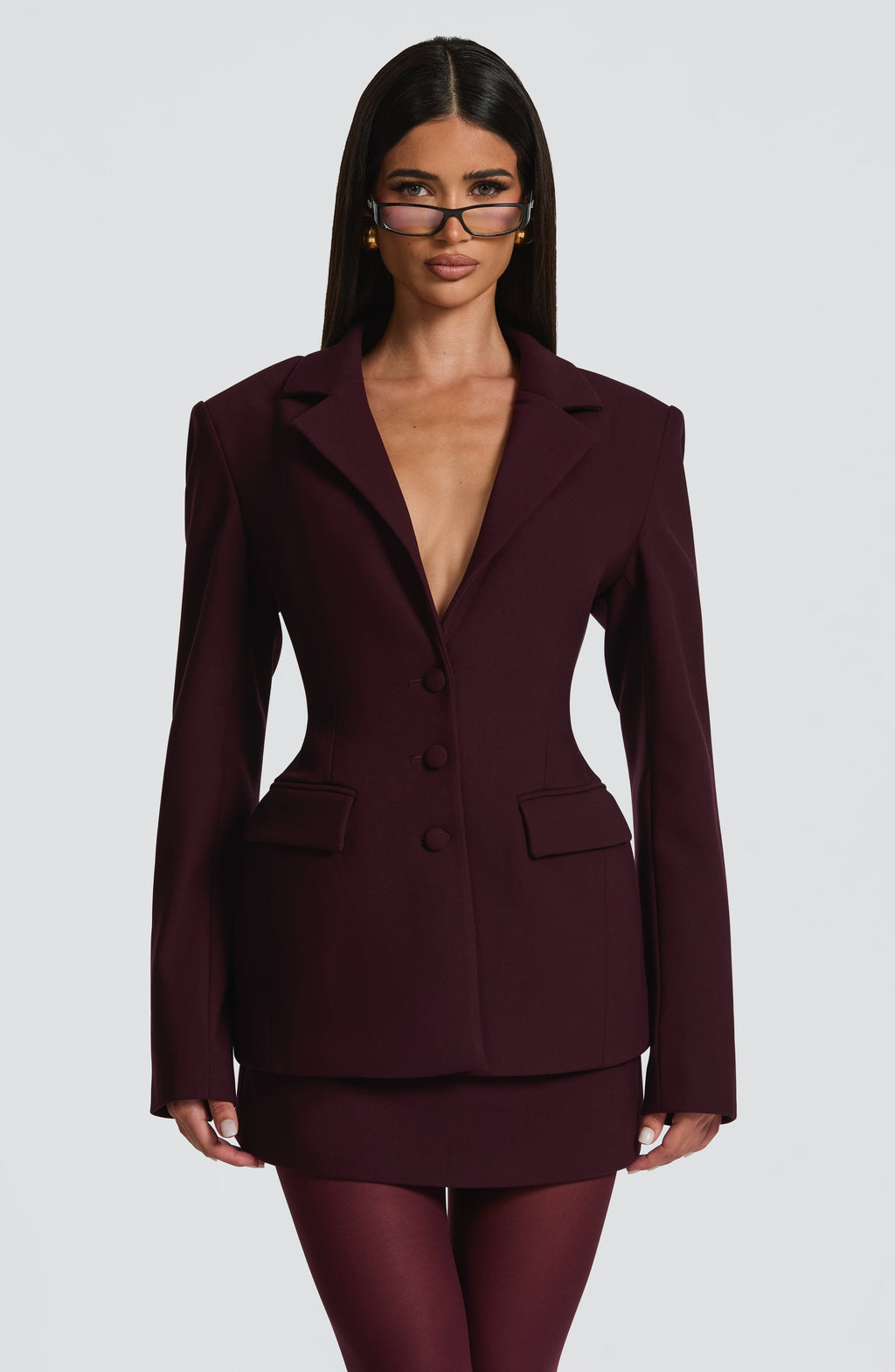Rowena Blazer Mürdüm